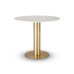 Обеденный стол Tom Dixon Tube brass/white