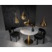 Обеденный стол Tom Dixon Tube brass/white