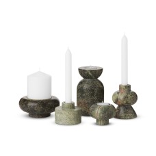 Подсвечник Tom Dixon Stone Stacking green