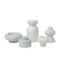 Подсвечник Tom Dixon Stone Stacking white