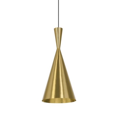 Подвесной светильник Tom Dixon Beat Tall Brass LED
