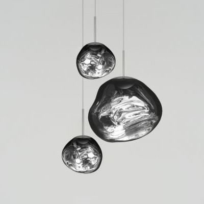 Подвесной светильник Tom Dixon Melt LED Chrome Trio