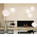 Подвесной светильник Tom Dixon Melt Mini Opal/Silver Led
