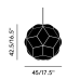 Подвесной светильник Tom Dixon Puff System Mega Brass Led