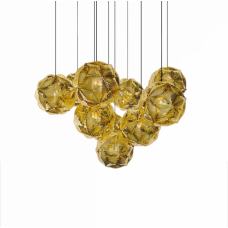 Подвесной светильник Tom Dixon Puff System Round Trio Brass Led