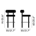 Полубарный стул Tom Dixon FAT StooL 65 Gentle 2 0973