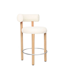 Полубарный стул Tom Dixon Fat Wood 65cm