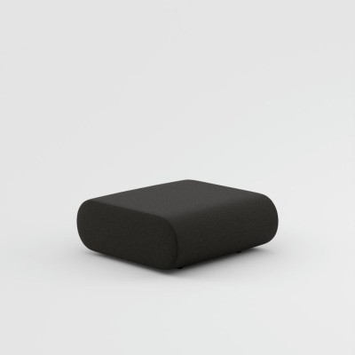 Пуф Tom Dixon Fat Ottoman - Dark Grey (Kvadrat Melange Nap 0191)
