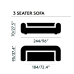 Пуф Tom Dixon Plump Ottoman - Grey (Kvadrat Melange Nap 0111)