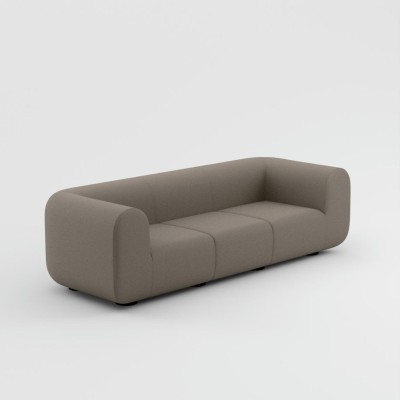 Пуф Tom Dixon Plump Ottoman - Grey (Kvadrat Melange Nap 0111)