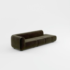 Пуф Tom Dixon Plump Ottoman - Grey (Kvadrat Melange Nap 0111)