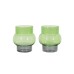 Стакан Tom Dixon Bump Short Green set of 2