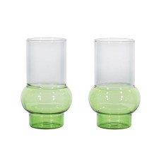 Стакан Tom Dixon Bump Tall Green set of 2
