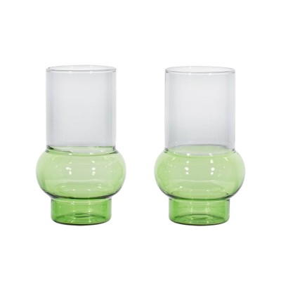 Стакан Tom Dixon Bump Tall Green set of 2