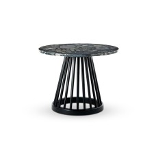 Стол Tom Dixon Fan Black Pebble Marble