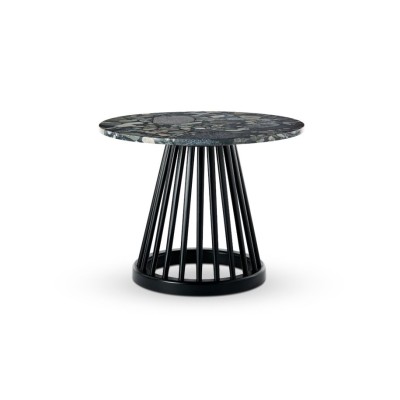 Стол Tom Dixon Fan Black Pebble Marble
