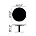 Стол Tom Dixon Flash Circle Brass