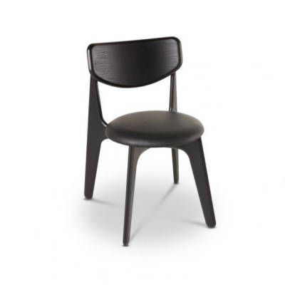 Стул Tom Dixon Slab Black Upholstered