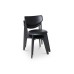Стул Tom Dixon Slab Black Upholstered