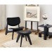 Стул Tom Dixon Slab In Black Leather