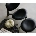 Стул Tom Dixon Slab In Black Leather