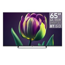 Телевизор Topdevice TDTV65CS06UBK, 65", 3840×2160, DVB-/T2/C/S2, HDMI×3, USB×2, Smart TV, чёрный