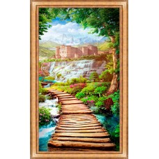 Постер в раме Toplight Пейзаж 59х109х2см TL-P6004