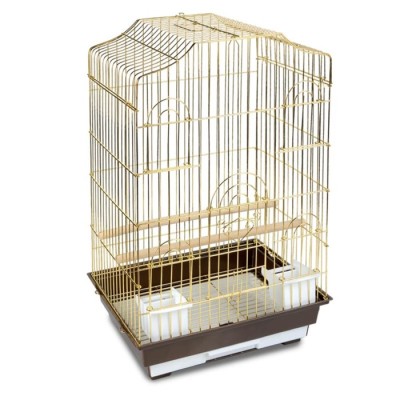 Клетка Triol N 6112 для птиц, 46,5 х 36 х 71 см, золото