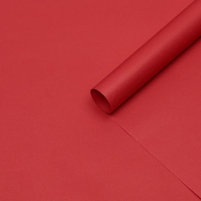Бумага упаковочная крафт «Красный»,50×70 см