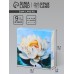 Коробка для конфет с обечайкой 9 шт. без окна «С 8 марта» , 13.7×13.7×3.5 см. Кондитерская упаковка