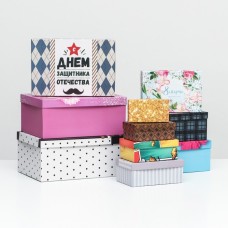 Набор коробок 10 в 1 «Ассорти», 30.5 × 20 × 13 - 12×6.5×4 см