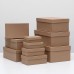 Набор коробок 10 в 1 «Крафт однотонный», 30.5 × 20 × 13 - 12×6.5×4 см