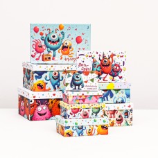 Набор коробок 10 в 1 «Монстрики» , 32.5 × 20 × 12.5 -12×7×4 см