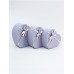 Набор коробок 3 в 1 сердца 31 × 27 × 13.3; 28 × 25 × 11.7; 26×23×10.3 см