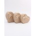 Набор коробок 3 в 1 сердца 31 × 27 × 13.3; 28 × 25 × 11.7; 26×23×10.3 см