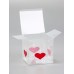 Складная коробка из PVC I love you, прозрачная с рисунком, 7×7×7 см 5 шт.