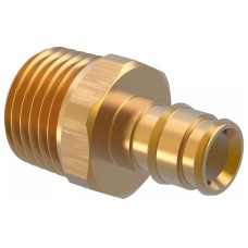 Штуцер латунь НР 16х3/4" с наружной резьбой (Uponor Q&E) уп. 80 шт (1023004)