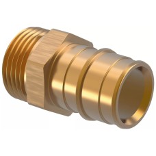 Штуцер латунь НР 20х1/2" с наружной резьбой (Uponor Q&E) уп. 90 шт (1033437)