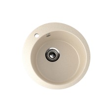 Мойка кухонная Ulgran U405-328, d=495 мм, бежевая