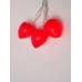 Светодиодная гирлянда Uniel Клубника (UL-00003394) красный ULD-S0400-010/STB/2AA Red IP20 Strawberry