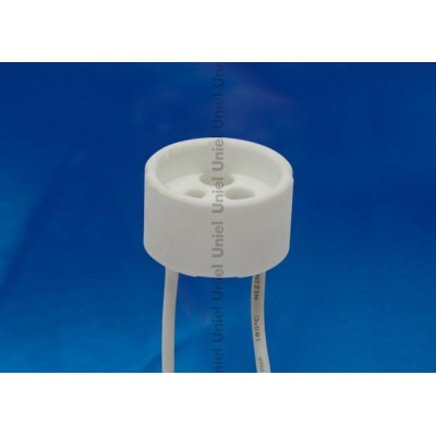 Патрон керамический GU10 (02284) Uniel ULH-GU10-Ceramic-15cm