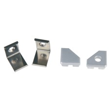 Комплект заглушек и скоб Uniel UFE-N03 SILVER A POLYBAG UL-00000623