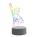 Фигурка светодиодная «Кошка» Uniel (UL-00007419) ULI-M501 RGB/3AAA Catty/White