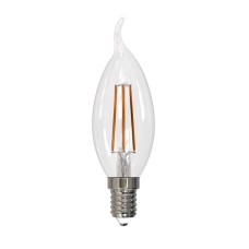 Лампа светодиодная филаментная (UL-00005171) Uniel E14 11W 4000K прозрачная LED-CW35-11W/4000K/E14/CL PLS02WH