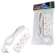 Удлинитель бытовой Uniel Ultra S-GCU3-3 WHITE UL-00010001