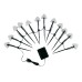 Садовый светильник на солнечной батарее Uniel USL-S-830/PM020 MULTICOLOR MUSHROOMS SET12 UL-00011676