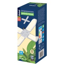 Лампа для растений Uniel LED-P65-32W/SPFS/E27/CL/P4 PLP32WH UL-00011421