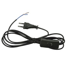 Шнур сетевой с вилкой и выключателем (UL-00004429) Uniel UCX-C10/02A-170 Black