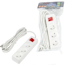 Удлинитель бытовой Uniel Ultra S-CU3-3B WHITE UL-00009995