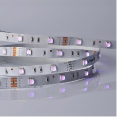 Светодиодная лента Uniel ULS-M22-5050-30LED/m-10mm-IP20-DC12V-7,2W/m-5M-RGB PROFI катушка в герметичной упаковке